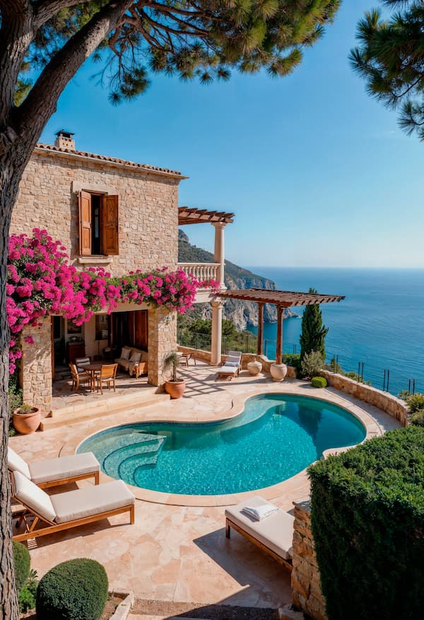 gestion villa de lujo con vistas barcelona