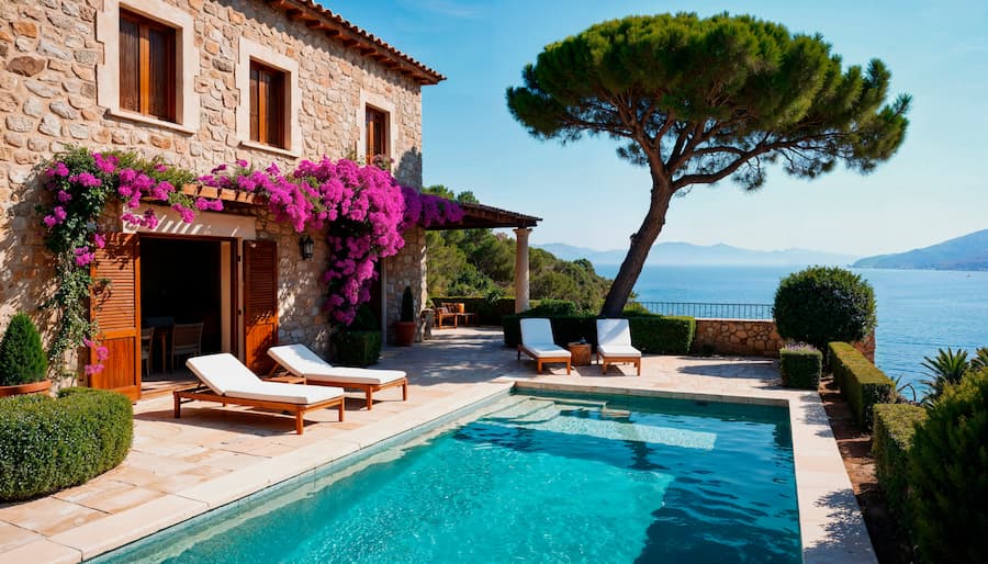 gestion villa lujo piscina barcelona